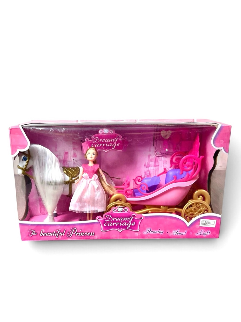 Dreamy Carriage Princess Doll & Horse Playset